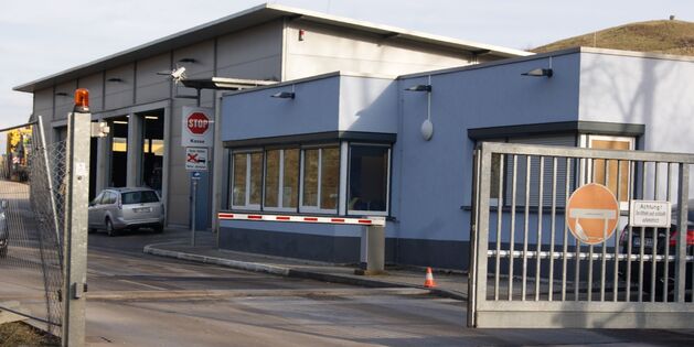 Eingangsgebäude des Entsorgungszentrums Maulbronn