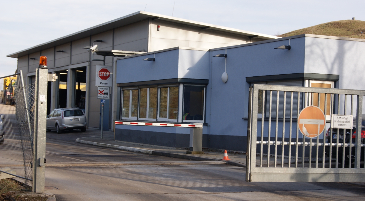 Eingangsgebäude des Entsorgungszentrums Maulbronn